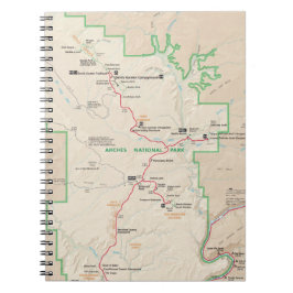 Caderno do mapa dos arcos