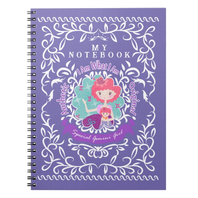 Caderno do signo de Gêmeos (Frente)