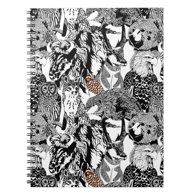 Caderno do Suporte-para fora da codorniz (Frente)