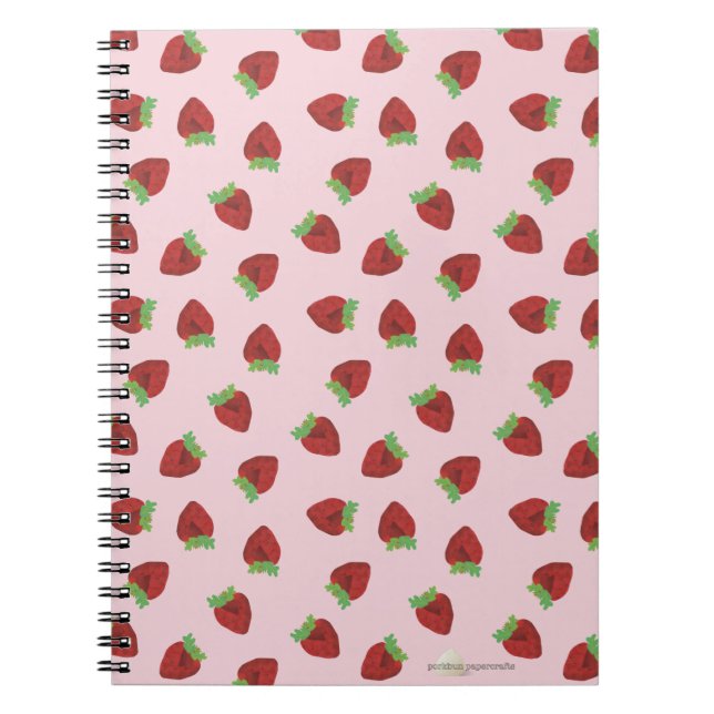 Caderno doce da morango (Frente)