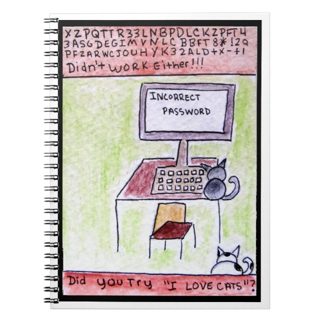 Caderno dos cabouqueiros do gato (Frente)