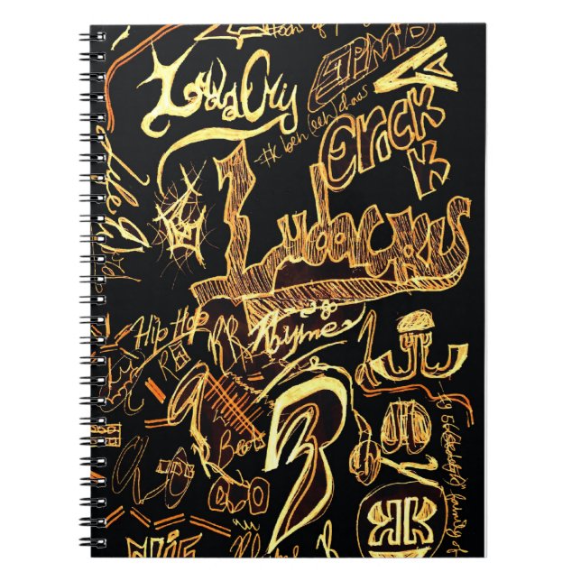Caderno dos grafites de Hip Hop (Frente)