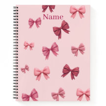 Caderno e Diário Espiral de Nome Personalizado Arc