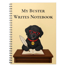 Caderno em espiral Buster Writes para Escritores