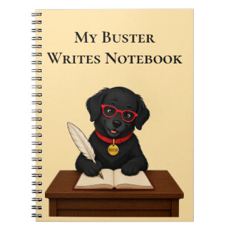 Caderno em espiral Buster Writes para Escritores