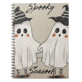 Caderno em Espiral da Turma da Temporada Assustado