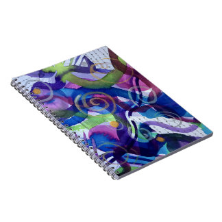 Caderno encadernado em espiral