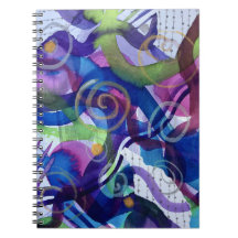 Caderno encadernado em espiral