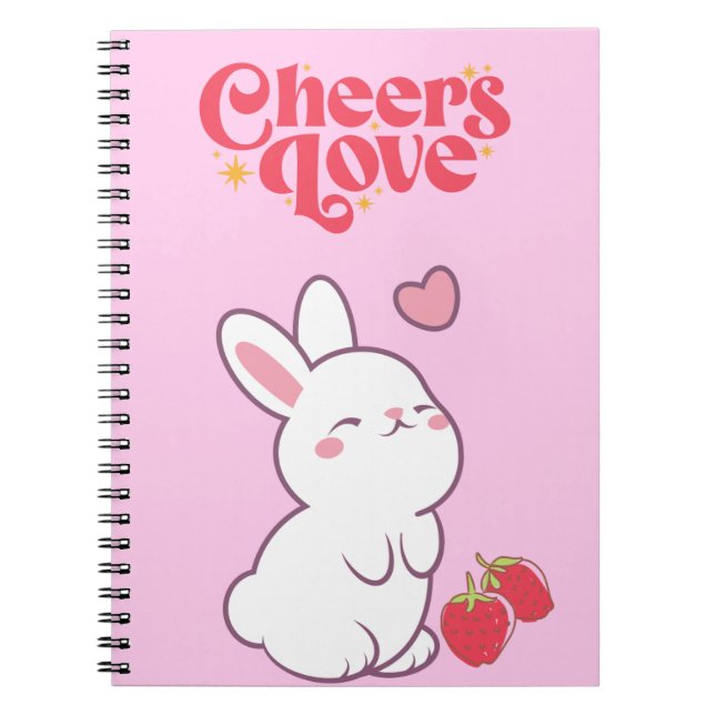 CADERNO ESPIRAL 💗 🍓 🌷 (Frente)