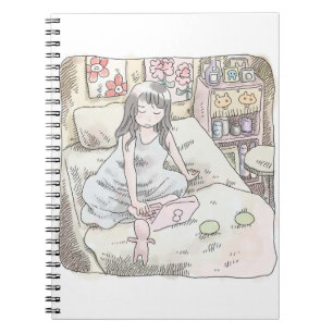 Caderno Espiral さ な れ じ 寝 室 な の 壁 際 の ベ em em em em ド em em