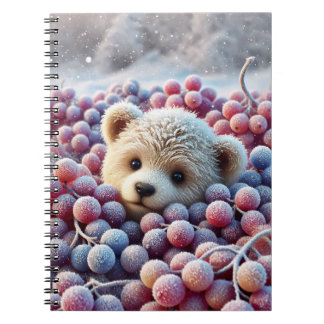 CADERNO ESPIRAL ぶどうに埋もれる子熊