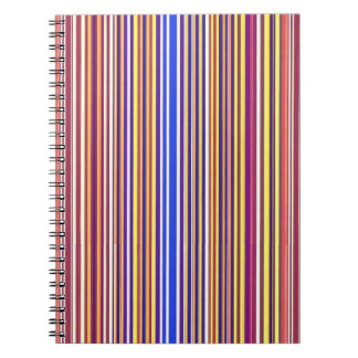 CADERNO ESPIRAL 上品な色合いと落ち着いた縦縞