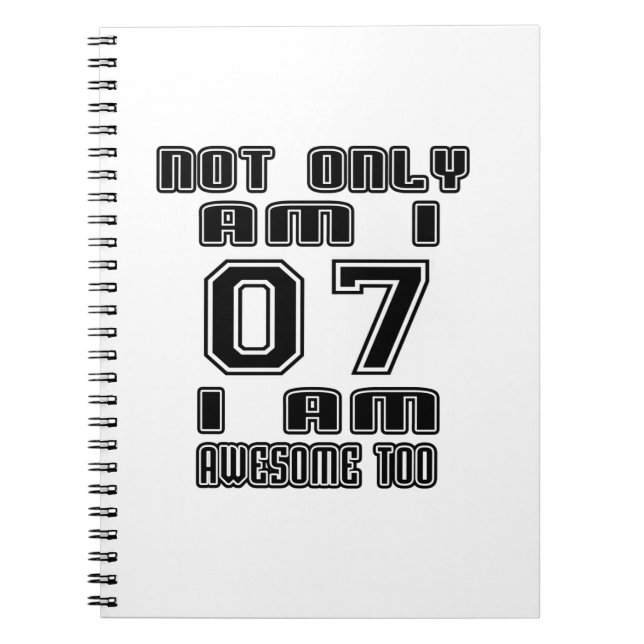 Caderno Espiral 07 impressionante demasiado (Frente)