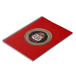 Caderno Espiral [100] Cavaleiros Templários Casaco de Armas