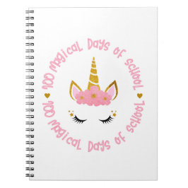 Caderno Espiral 100 dias mágicos da escola