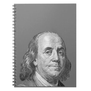 Caderno Espiral 100 dólares, Benjamin Franklin