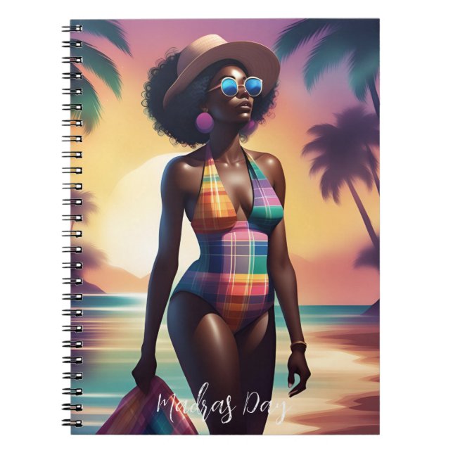 Caderno Espiral 10ème éd. du Madras Day - Edition limitée  #1 (Frente)