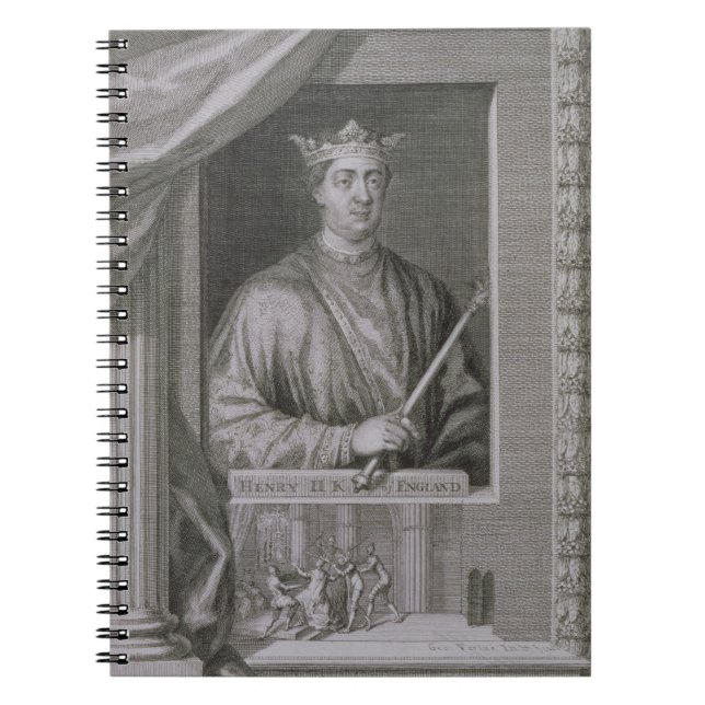 Caderno Espiral 1133-89) reis de Henry II (de Inglaterra desde (Frente)