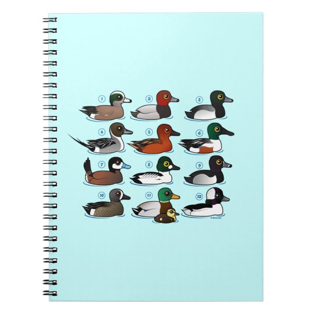 Caderno Espiral 12 patos (Frente)