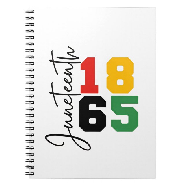 Caderno Espiral 18 de junho de 1865 Dia da Independência Real (Frente)