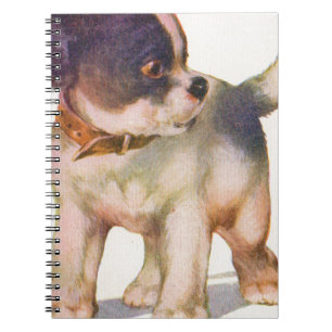 Caderno Espiral 1930s adorable puppy no. 1