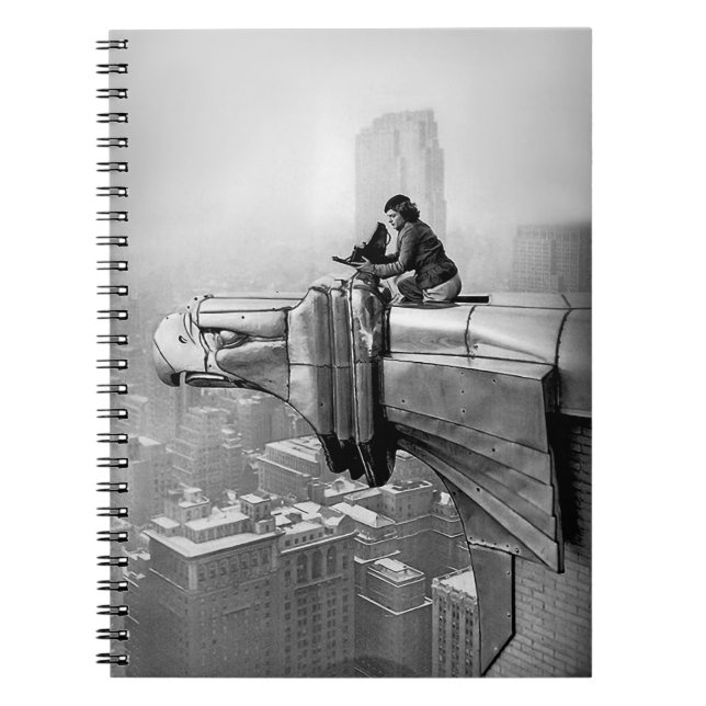 CADERNO ESPIRAL 1935 FOTO DA NOVA IORQUE DE MARGARET BOURKE (Frente)