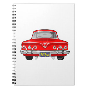 Caderno Espiral 1961 vermelho Chevrolet