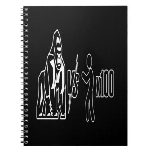 Caderno Espiral 1 Gorila Silverback vs 100 Humanos_3