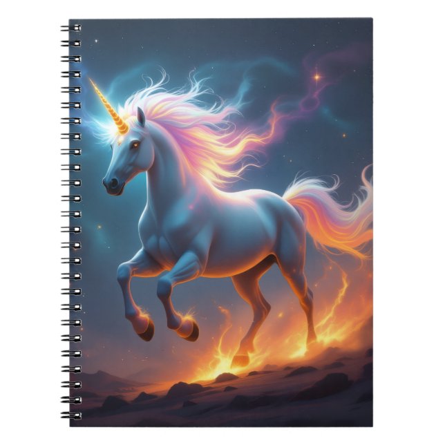 Caderno Espiral „2026 – Das Jahr des Feuerpferds“ (Frente)