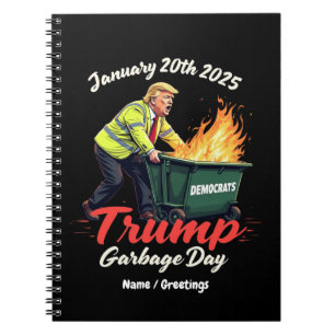 Caderno Espiral 20 Jan 2025 Trump Garbage Day Evoca Política