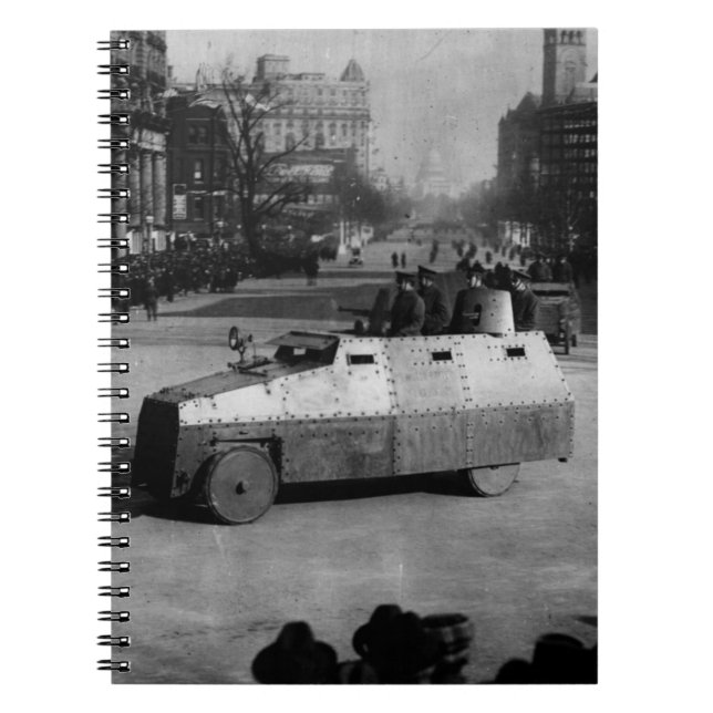 Caderno Espiral 27 de março de 1917:  O esquadrão do veículo (Frente)