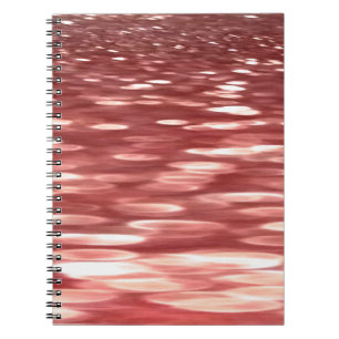 Caderno Espiral #2 abstrato: Borrão vermelho