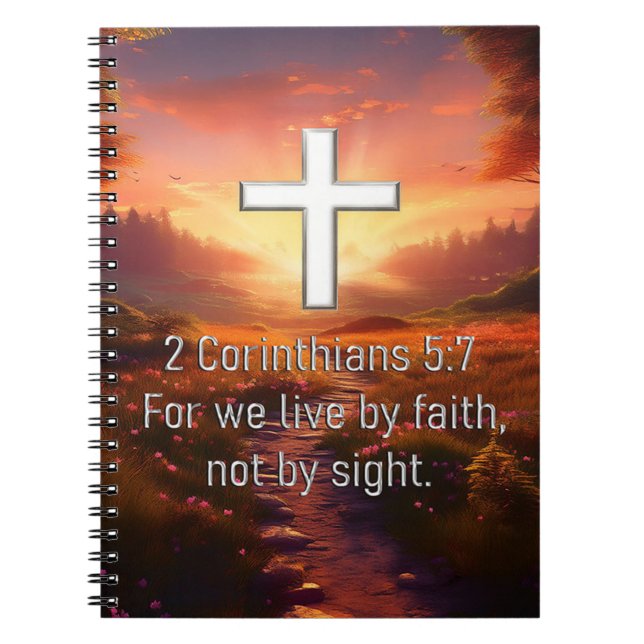 Caderno Espiral 2 Corintianos 5:7 (Frente)