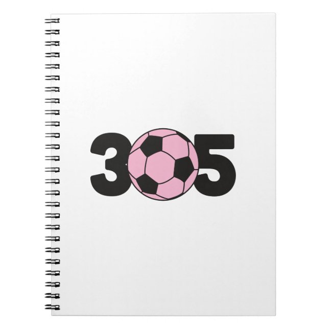 Caderno Espiral 305 Pink Inter Soccer (Frente)