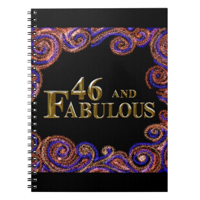 Caderno Espiral 46º Aniversário  (Frente)