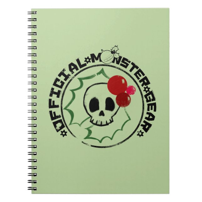 Caderno Espiral 4 monstro pequenos - logotipo 2 do feriado de (Frente)