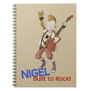 Caderno Espiral 4 monstro pequenos - Nigel