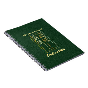 Caderno Espiral 50º Aniversário da Ordenação do Olho de Couro