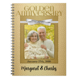 Caderno Espiral 50th Golden Wedding Annivsersary Guest