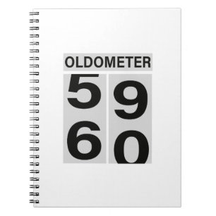 Caderno Espiral 60º Aniversário OLDOMETER