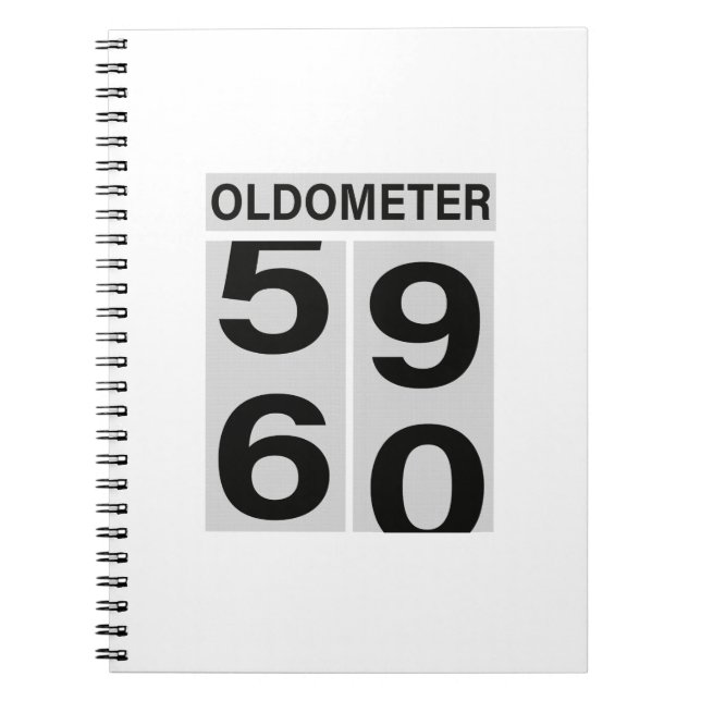 Caderno Espiral 60º Aniversário OLDOMETER (Frente)