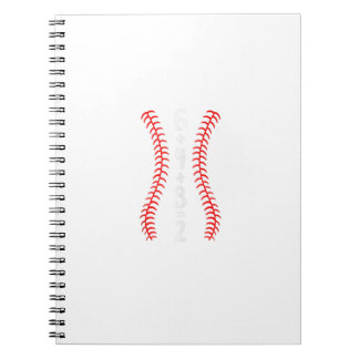 Caderno Espiral 6432 Baseball Matemático Mãe Pai Presente Engraçad