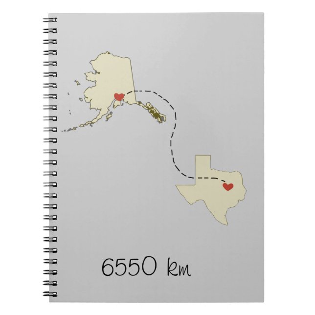 Caderno Espiral 6550 quilômetros (Frente)
