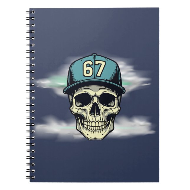 Caderno Espiral 67 Skull (Frente)
