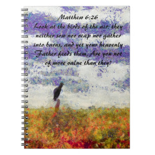 Caderno Espiral 6:26 de matthew