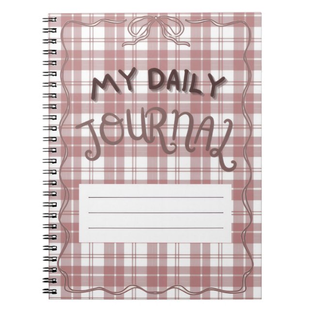 Caderno Espiral 6.5" x 8.75" Classic Notebook (Frente)