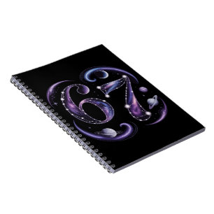 Caderno Espiral 6 7 Seis Sete Astrologia Cósmica Geração Z Alpha M