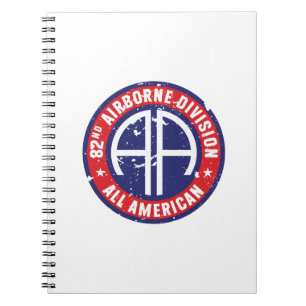 Caderno Espiral 82ª Divisão de Transportes Aéreos "All American" G