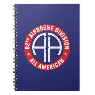 Caderno Espiral 82ª Divisão de Transportes Aéreos "All American" G