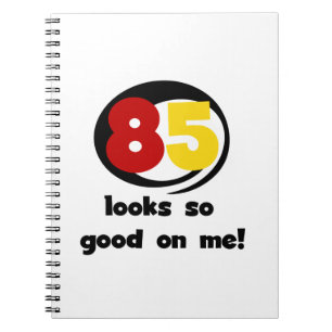 Caderno Espiral 85 olhares tão bons em mim camiseta e presentes